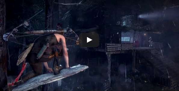 Gameplay de Rise Tomb Raider muestra a Lara Croft sigilosa.