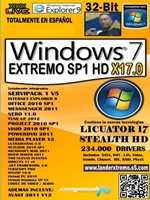 Windows 7 Extremo SP1 HD X17.0 Full 32 Bits ISO Español
