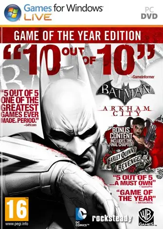 Batman Arkham City Game of the Year Edition (2012) PC Full Español